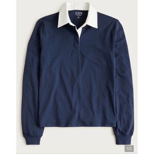 J. Crew Vintage jersey rugby T-shirt in Navy NWOT Size XXS